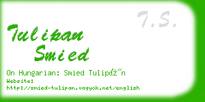 tulipan smied business card